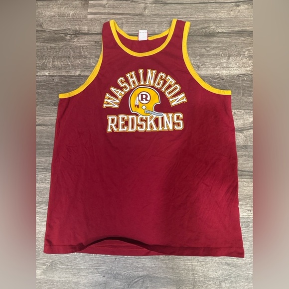 Nike Red Tank Top with Yellow Trim - Picture 3 of 8
